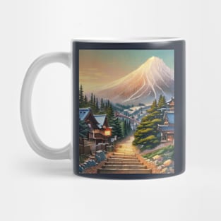 Manitou Incline in Vintage Japanese Anime Hiking Mug